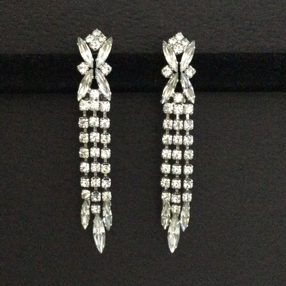 Continental Vintage Crystal Earrings